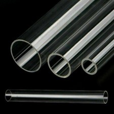 Produktbild von Rebower 6er-Pack Klares Acrylrohr – 26x30 Mm (1 Zoll X 1 3/16 Zoll), Polycarbonat-Rohr Für Aquarium, Hydraulik & DIY-Projekte