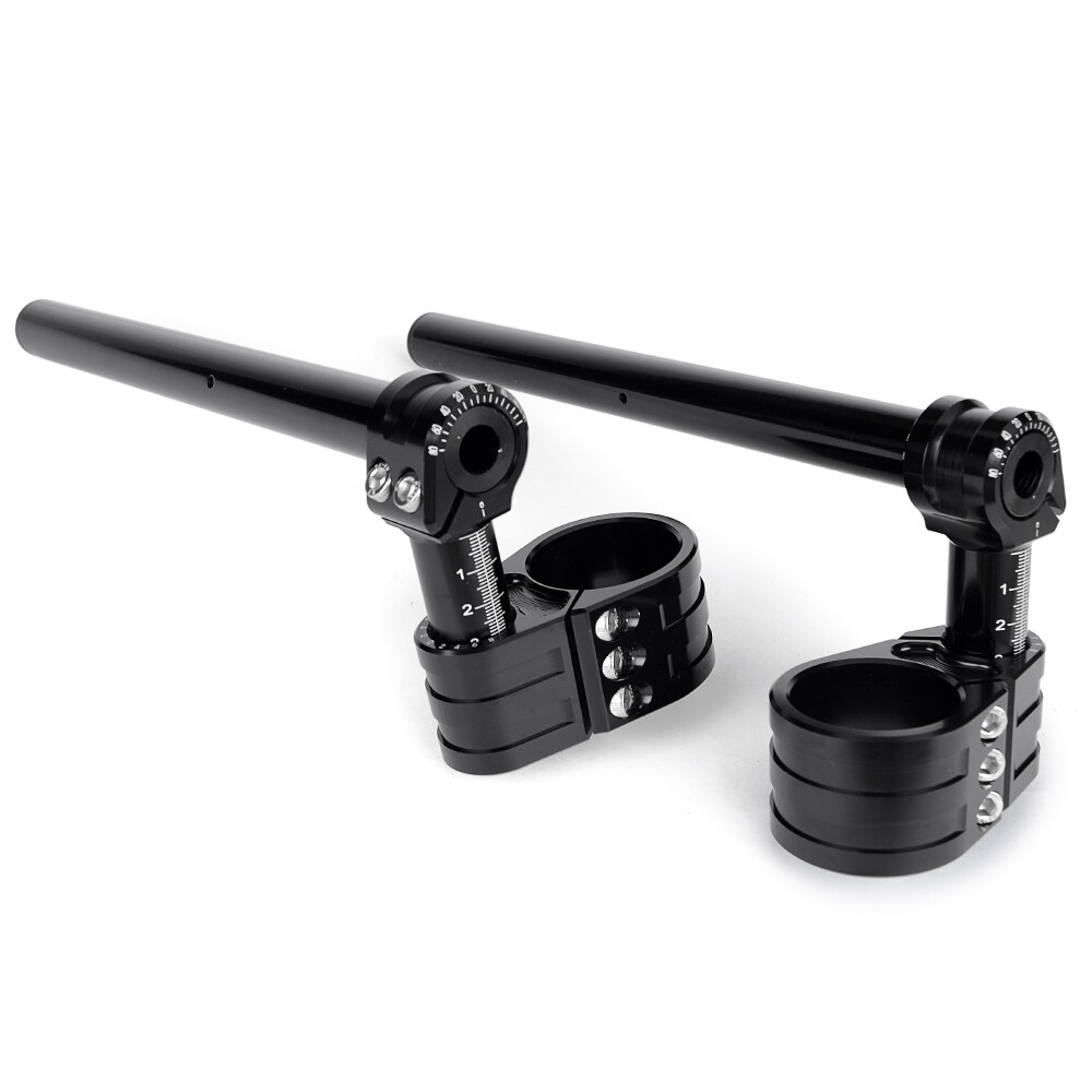 43mm Handlebar Adjustable Risers Clip On Ons For BMW R nine T Pure 2014