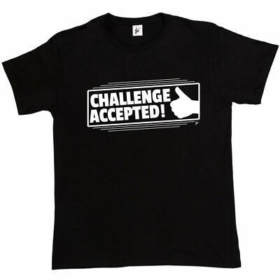 Challenge Accepted Thumbs Up HIMYM Barney Stinson Herren T-Shirt