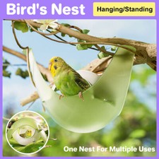 Birdhouse Small Pet Bed Hammock Rat Guinea Pig Hamster Budgie Nest Shelter House
