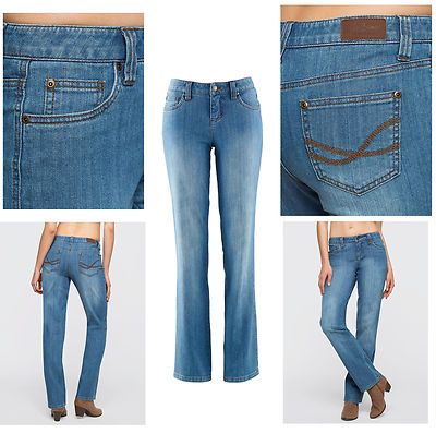 John Bauer Blue Stretch Jeans mit Shapefunktion 5 Pocket Hose Damenjeans Denim