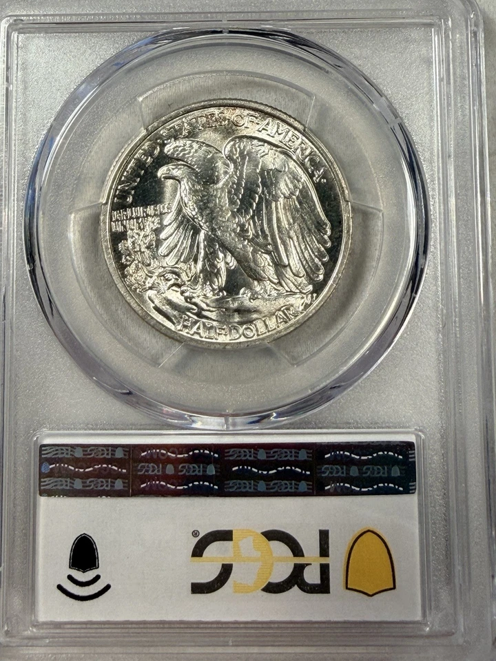 1938-P Walking Liberty Half Dollar, PCGS MS66, Tons Of Luster! - Image 3 of 3