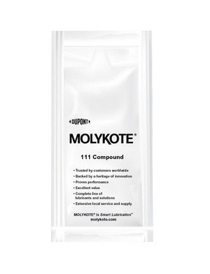 DuPont (Dow Corning) Molykote 111 Silicone Valve/Scuba Grease 6 Gram Pillow Pack