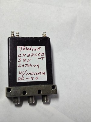 Teledyne CR33S60-T RF Switch   High Insertion Loss at Low Frequency   See Plots