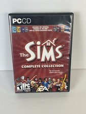 The Sims Complete Collection PC CD-ROM Simulation Game EA T-Teen Complete In Box