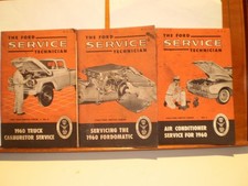 Ford Service Booklet 1960 Fordomatic Transmission Truck Carburetor Air Condition
