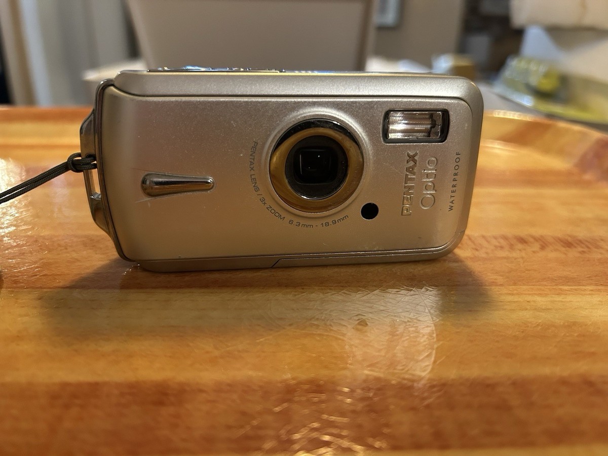 PENTAX Pentax Optio W10 6.0MP Digital Camera - Silver for sale