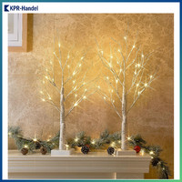 Lichterbaum 2Er Set Mit 24 Leds FüR Weihnachtsdeko 60Cm Batteriebetrieb