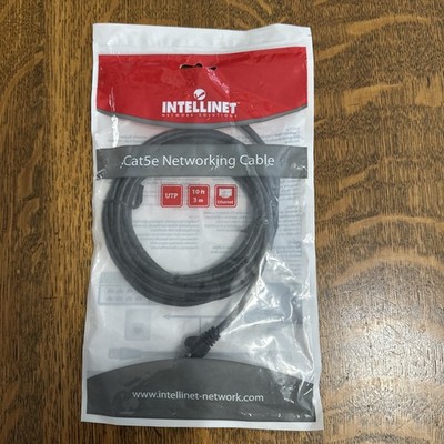 Intellinet Network Patch Cable Cat5e  UTP 10 Feet Ethernet