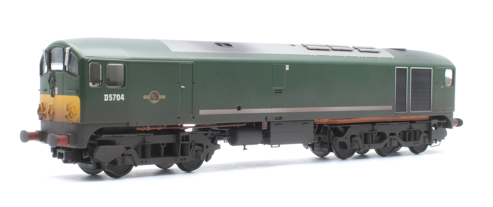 Heljan 28183 Class 28 Co-Bo BR Green Small Yellow Panels D5704 Diesel Locomotive