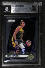 Mercedes Russell Signed 2024 Panini Prizm WNBA Trading Card Beckett