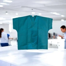 NWOT - EWC INC. Unisex Scrub Top - Jade Green - Size (Medium)