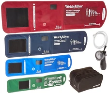 Welch Allyn 5098-30 DS66 Trigger Aneroid with Four-Cuff Kit & Zipper Case