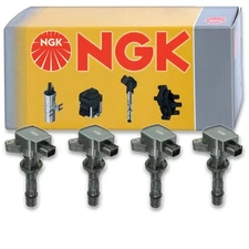 4 pc NGK 48725 U5192 Ignition Coils for UF516 UF-516 IC596 GN10251 E1016 fv