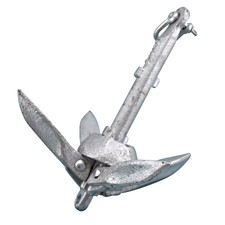 GALVANIZED CAST IRON FOLDING GRAPNEL ANCHOR 5 LB