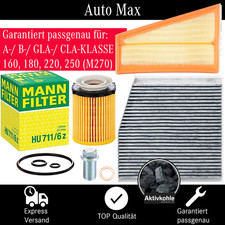 Filterset Inspektionspaket MERCEDES A-Klasse B-Klasse W176 W246 160 180 200 220