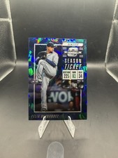 2019 Panini Chronicles - Contenders Optic Félix Hernández #16 Blue Ice Prizm /99
