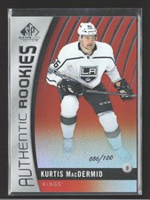 2018 Upper Deck SP Game Used Authentic Rookies Kurtis MacDermid #184 /100