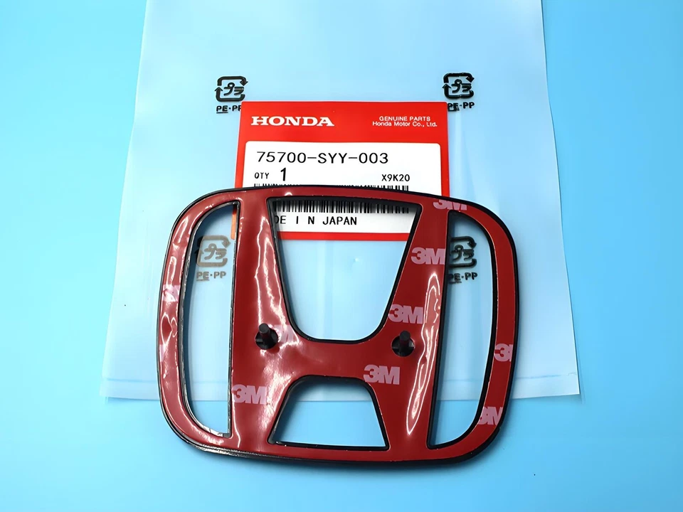 Juego emblema logotipo negro brillante CRV genuino Honda 2023-2025 CR-V Foto 3 de 4