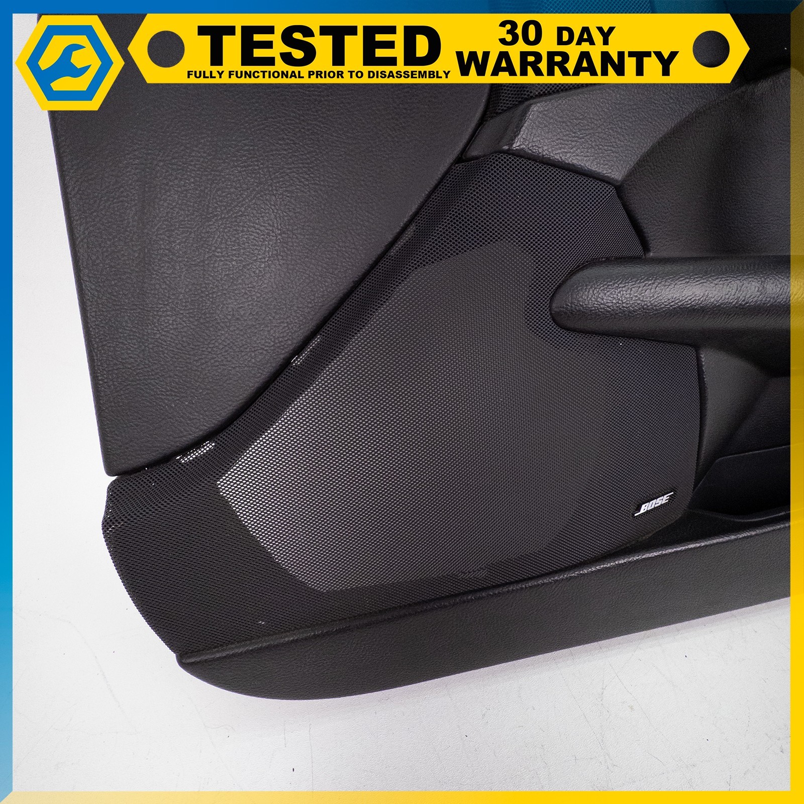 05-13 CHEVROLET CORVETTE C6 FRONT RIGHT SIDE INTERIOR DOOR PANEL BLACK OEM