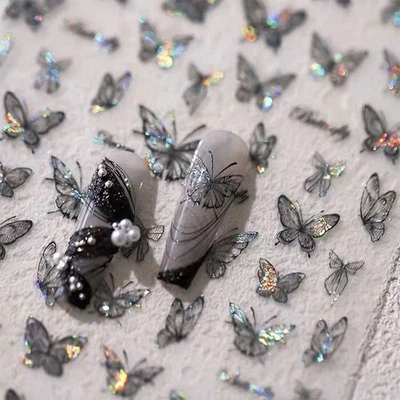 3D Nail Sticker Butterfly Manicure Nail Art Stickers Tips DIY Decoration Sticker - Bild 1 von 4