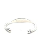 Tiffany & Co. 1997 Elsa Peretti Signature Sterling Silver Cuff Bracelet