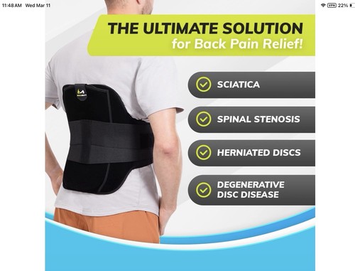 Braceability LSO Back Brace For Spine Support, Lumbar Support