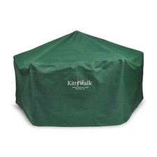 Kittywalk Gazebo Outdoor Protective Cover   Weather Resistant Green Oxford