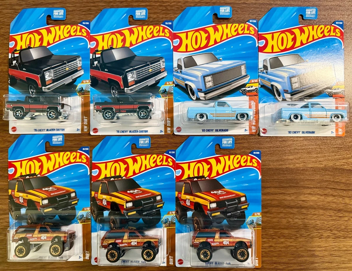 Hot Wheels Chevrolet Contemporary Manufacture Diecast Trucks