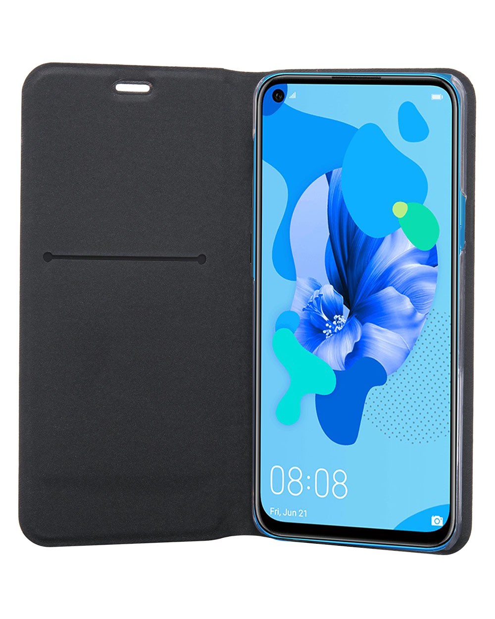 Coque folio Huawei P20 Lite 2019 avec support vidéo horizontal et clapet