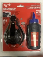 Milwaukee 48-22-3982 100-Ft Bold Line Chalk N Reel with 3-Oz Blue Chalk