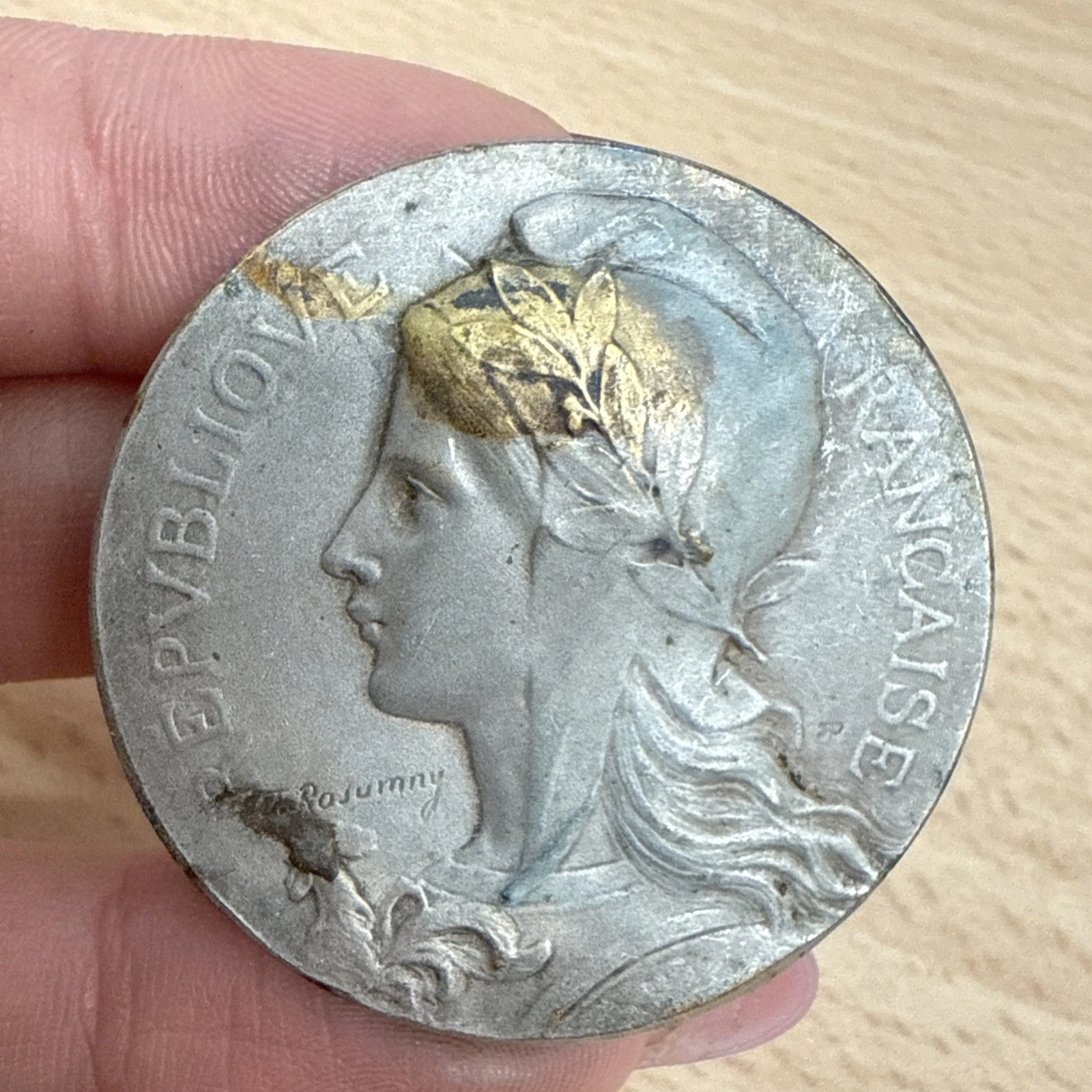 Médaille Union Des Syndicats De L’alimentation En Gros De France En Bronze