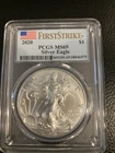 2020 Silver Eagle PCGS MS69 First Strike