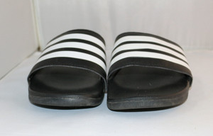 mens black slip on ADIDAS sandals US-9,UK-9,FR-43