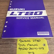 Suzuki LT80 OEM Dealer Service Repair Manual 99500-20191-01E