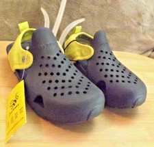 JOYBEES KIDS TODDLER  KIDS CHARCOAL/CITRUS CLOG SANDAL Size C11