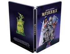 Beetlejuice Steelbook (4K UHD Blu-ray) Alec Baldwin Catherine O'Hara Geena Davis