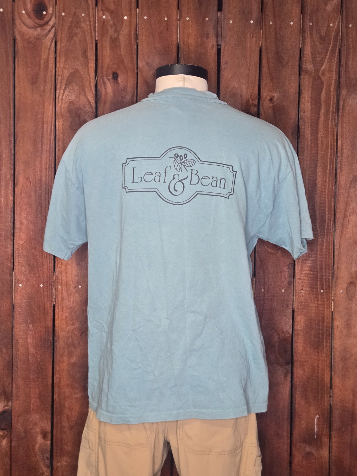 Vintage Leaf & Bean Java Cat Single Stitch Shirt … - image 4