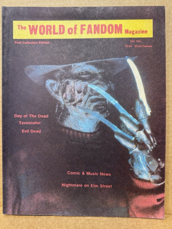 The World of Fandom MagazineVolume 1, Number 1 – July 1985 First Collector
