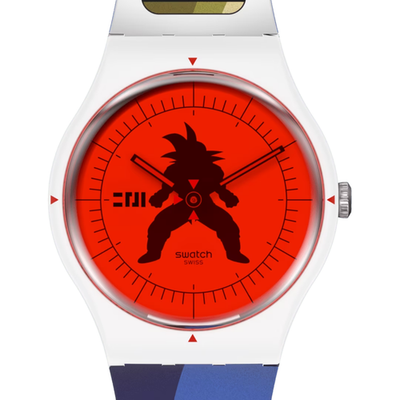 Vegeta Swatch ベジータ SUOZ348 スウォッチxドラゴンボール NEW & GENUINE Vegeta X Swatch Limited Edition Dragon Ball Z