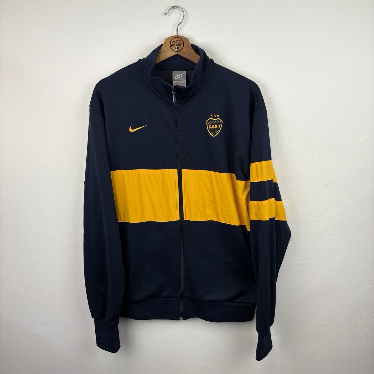 Adidas 2006/07 Boca Juniors Zip Training Jacket Woven Navy Vintage