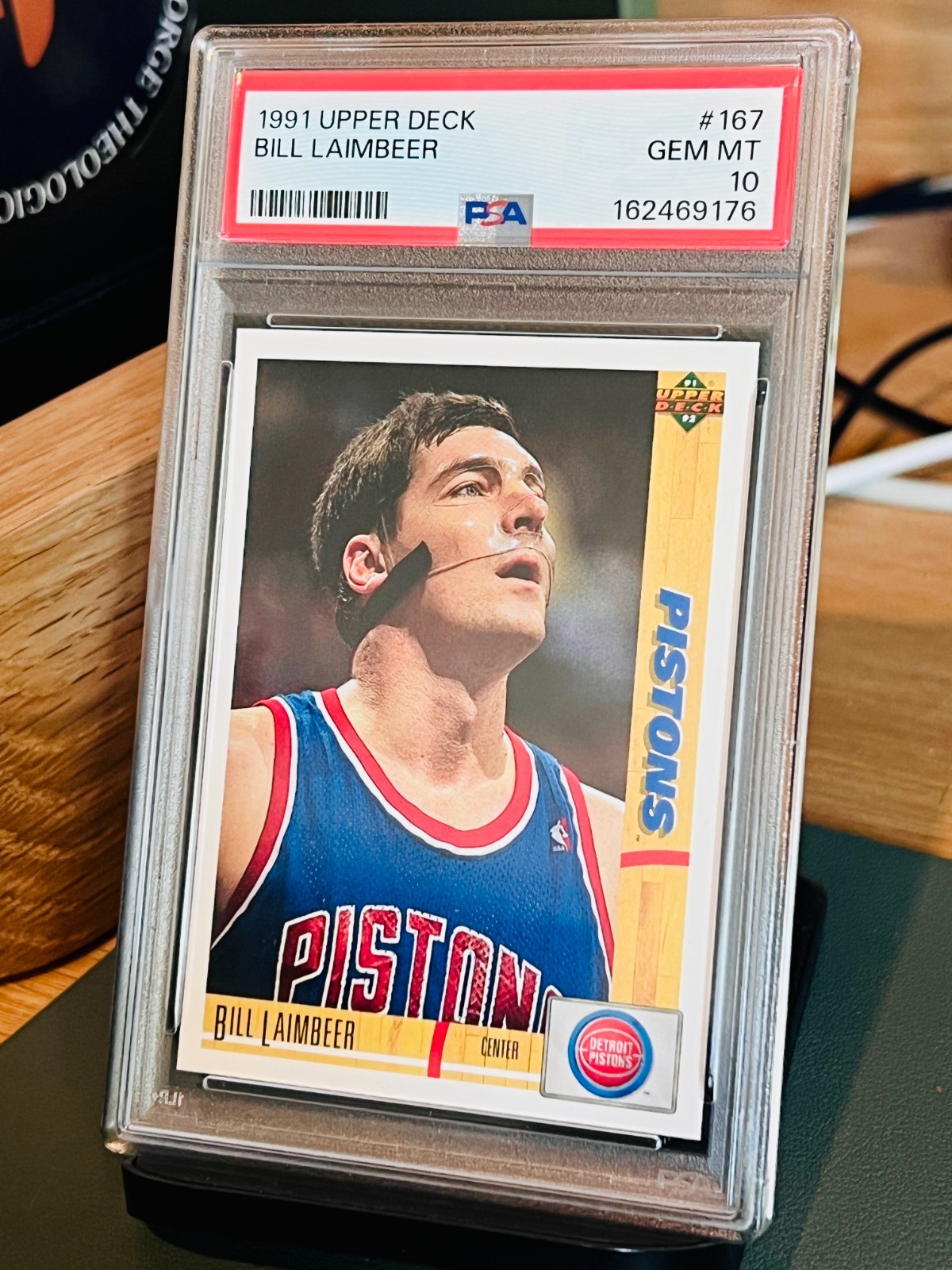 Bill Laimbeer #167 (Basketball Cards 1991 Upper Deck) — is it worth grading?