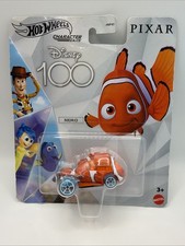 Hot Wheels Disney 100th Years Finding Nemo Metal Diecast Car Toy Character Cars