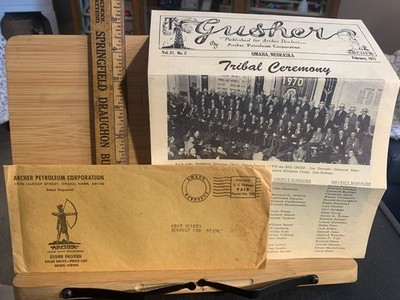 Archer Petroleum Corporation Omaha Nebraska GUSHER Newsletter type of item 1971