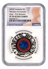2026 Australia 1 oz Silver Wonders of Australia Opal Coin NGC PF70 UCAM FR