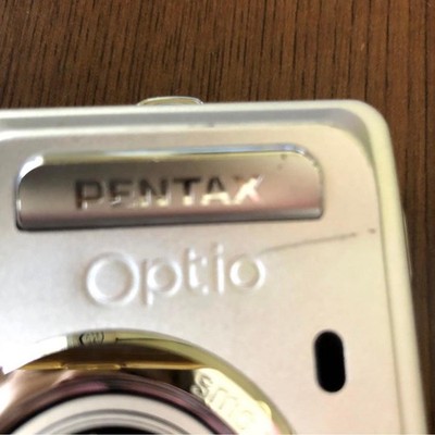 PENTAX Optio 6 Megapixel Compact Digital Camera Silver Tested Good