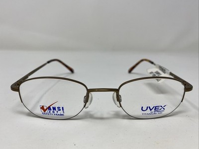 UVEX by SPERIAN EXTS1A LBR 48-21-140 Light Brown Full Rim Eyeglasses Frame CH58