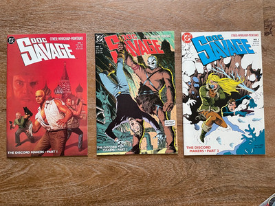 Doc Savage DC Comics, Complete Discord Makers (6) + Mind Molder(2)