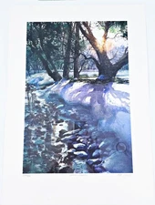Snow Shadows Print By Tom Lynch Signed & Numbered 18" x 25"