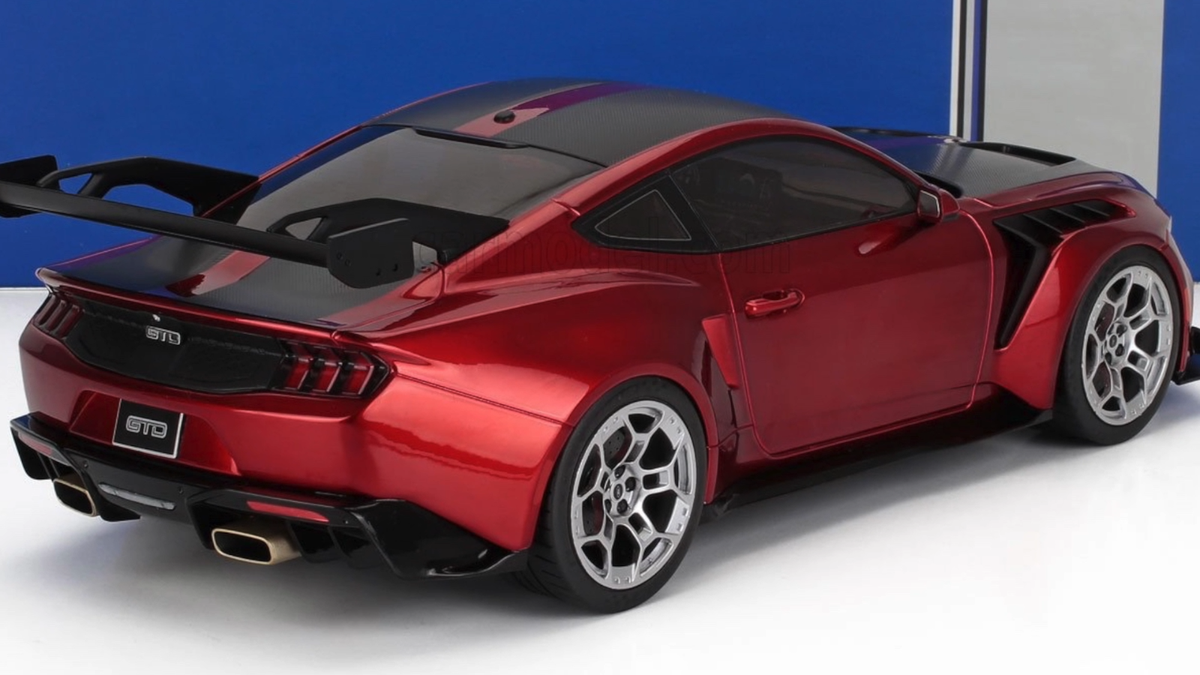 MCG 1/18 Ford USA Mustang GTD 5.2L V8 Coupe 2025 Red Black